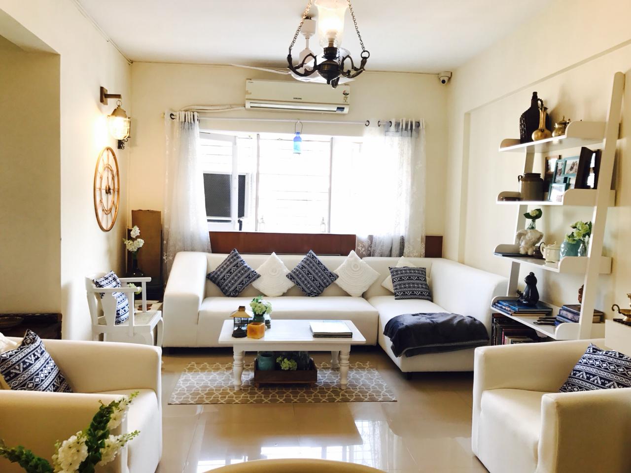 3 BHK Semi Furnished in Nakshatra Apartments , Bandra West
